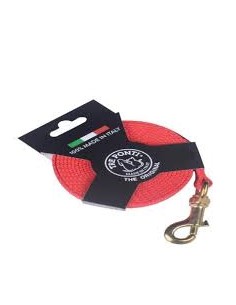 Lunghina 5 metri Rossa. Guinzagli per cani . 2