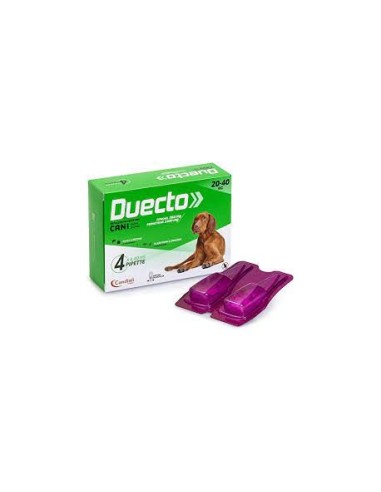 Duecto Spot On Per Cani 20-40 Kg . 4 Pipette . Antiparassitario per cani