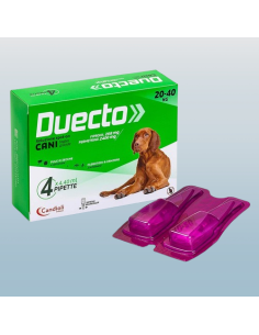 Duecto Spot On Per Cani 20-40 Kg . 4 Pipette . Antiparassitario per cani