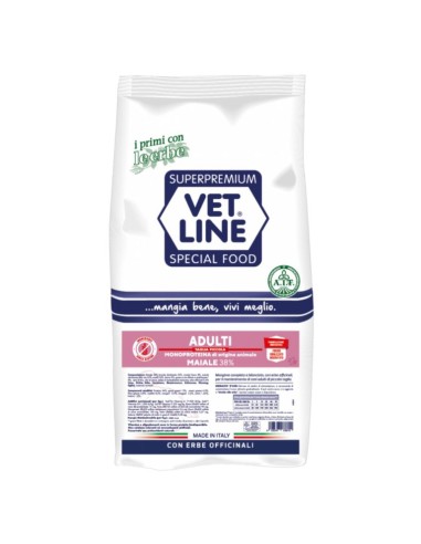 Vet Line Adulti Maiale Taglia Piccola kg.3.Crocchette per cani