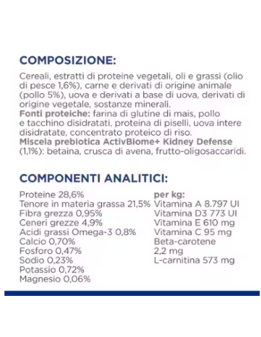 hill's Feline k/D kg 1,5. Diete . Cibo secco per gatti .