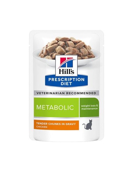 Hill's Feline Metabolic Busta gr 85. Diete. Cibo Umido per gatti