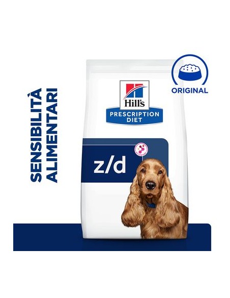 Hill's Canine z/D Allergy and skin care kg 10. Diete . Cibo Secco Per Cani