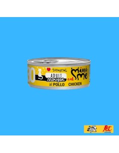 Mini Me 30 Adult Mousse Al Pollo gr 85. Cibo Umido Per Gatti .