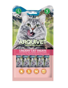 Arquivet Snack Liquido Gatto Al Tonno e Gamberi 5 pezzi. Snack per Gatti. 2