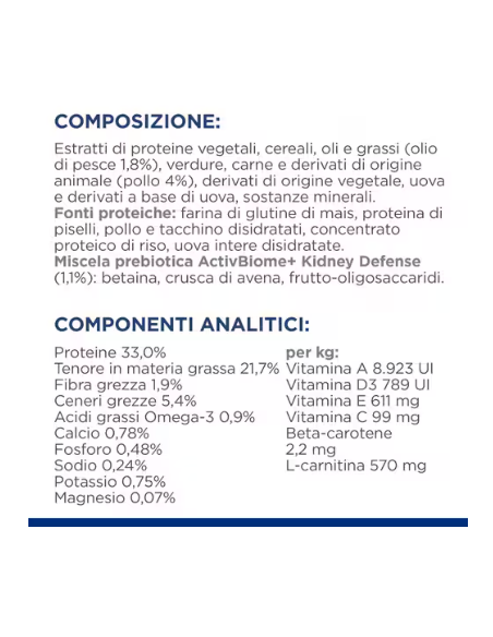 Hill's Feline Crocchette k/D Early Stage kg 1,4. Diete . Cibo Secco per gatti