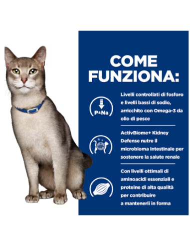 Hill's Feline Croccantini K/D Tonno kg 1,5. Diete Cibo Secco per gatti