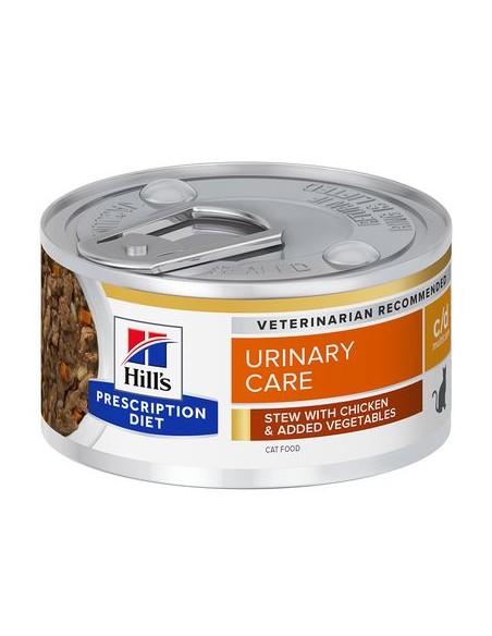 Hill's Feline c/d lattina pollo e verdure GR.82. Diete Cibo Umido per gatti