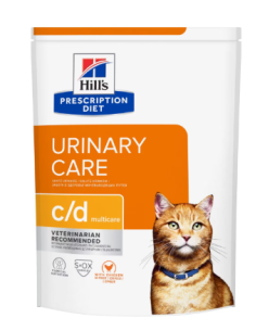 Hill's Feline Croccantini c/D kg 1,5. Diete . Cibo Secco per gatti.