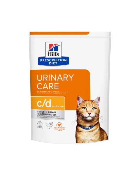Hill's Feline Croccantini c/D kg 1,5. Diete . Cibo Secco per gatti.