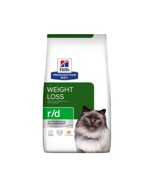 Hill's Feline r/d kg 1,5. Diete Cibo Secco Per Gatti