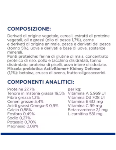 Hill's Feline K/D Tonno gr 400. Diete . Cibo Secco per Gatti