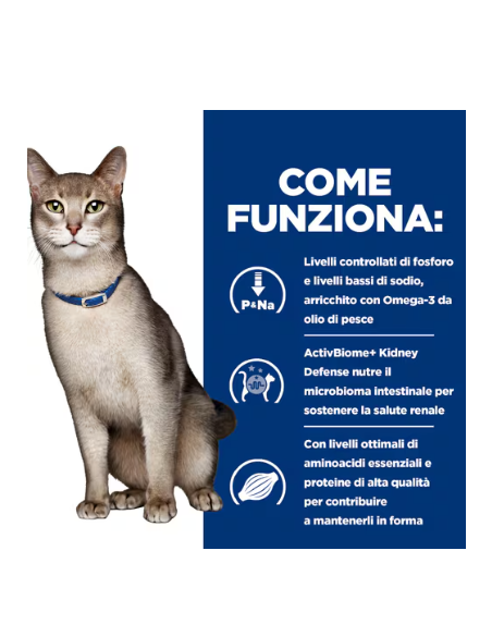 Hill's Feline K/D Tonno gr 400. Diete . Cibo Secco per Gatti