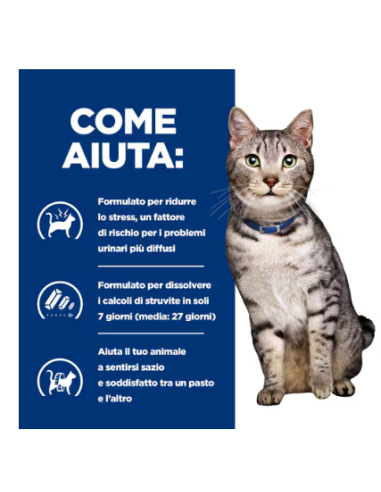 Hill's Feline c/d Urinary Stress + Metabolic kg 1,5. Diete . Cibo Secco Per Gatti .