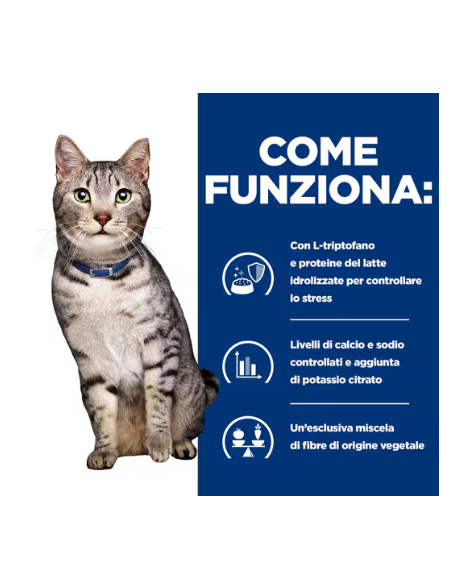 Hill's Feline c/d Urinary Stress + Metabolic kg 1,5. Diete . Cibo Secco Per Gatti .