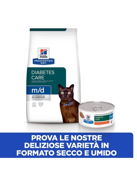 Hill's Feline m /d gr 156. Diete Cibo Umido Per Gatti
