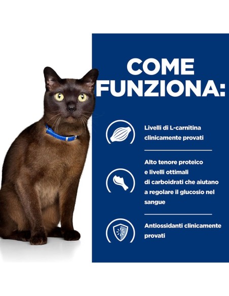 Hill's Feline m /d gr 156. Diete Cibo Umido Per Gatti