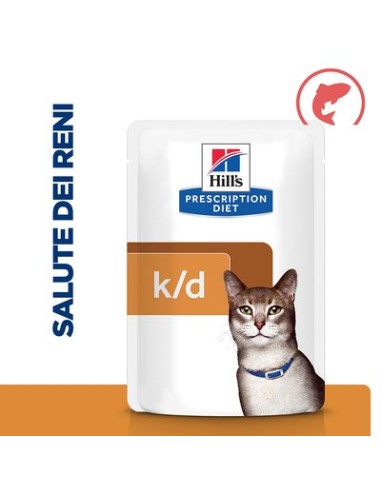 Hill's Feline k/d Busta pollo gr 85. Diete Cibo Umido Per gatti