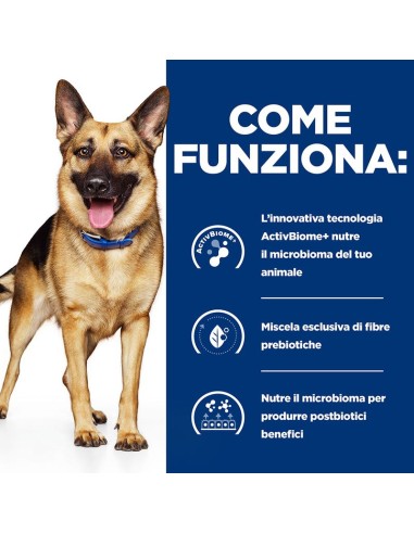 Hill's Canine Gastrointestinal Biome kg 1,5. Diete Cibo Secco Per Cani