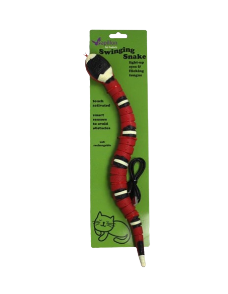 Serpente Guizzante cm 40. Giochi per gatti