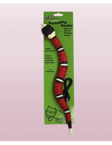 Serpente Guizzante cm 40. Giochi per gatti