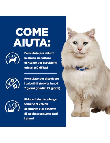 Hill's Feline c/D Urinary Stress Pollo kg 1,5. Diete Cibo Secco Per gatti