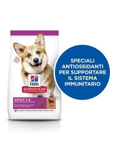 Hill's Canine Adult Small and Miniature gr 300 Agnello.Crocchette per cani