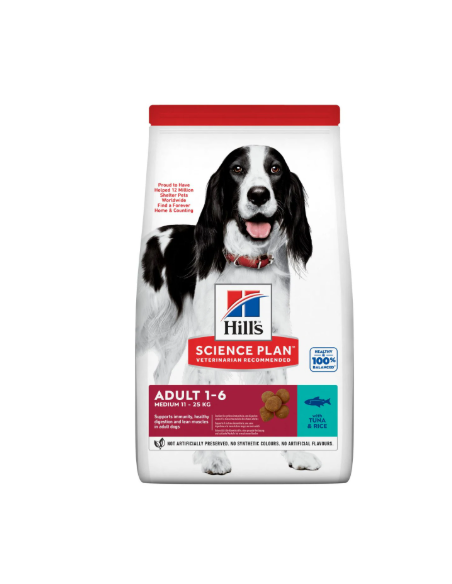 Hill's Canine Mantenimento Tonno e Riso kg 2,5. Crocchette per cani