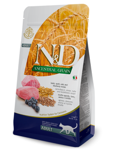 Natural And Delicious Ance Agnello e Mirtillo gr 300. Cibo Secco per gatti