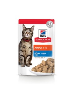 Hill's Feline Busta Adult Pesce gr 85. Cibo Umido Per Gatti