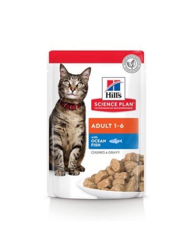 Hill's Feline Busta Adult Pesce gr 85. Cibo Umido Per Gatti