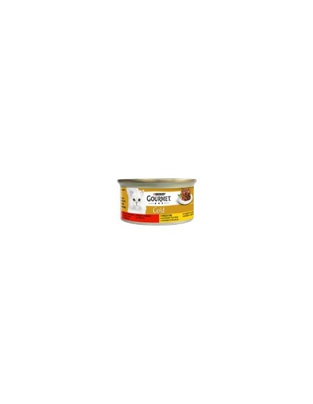 GOURMET GOLD INTRECCI DI GUSTO MANZO E POLLO GR.85 PROMO