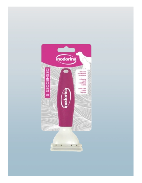 Inodorina Deshedder Misura Small . Toelettatura per Cani.
