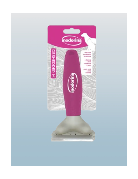 Inodorina Deshedder Misura Medium  . Toelettatura per Cani.