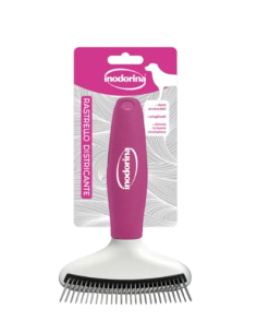 Inodorina Rastrello Districante . Toelettatura per cani .