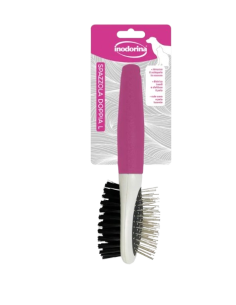 Inodorina Spazzola Doppia Cane Misura Large . Toelettatura per cani 2