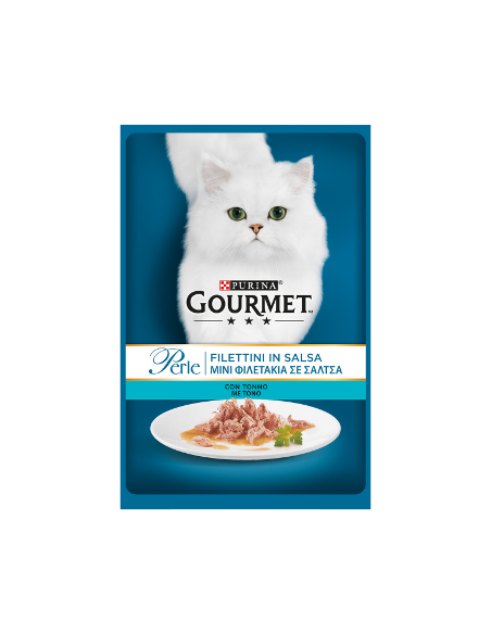 GOURMET PERLE FILETTI CON TONNO85 GR