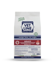 Vet Line Adulti Bufalo kg.12,5.Crocchette per cani 2