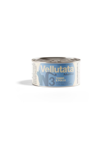 Natural Code Vellutata Tonno e Pollo gr.85 V03. Cibo Umido per Gatti .