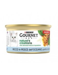 GOURMET NATURE'S CREATIONS PESCE DELL'OCEANO SPINACI E RISO GR.85