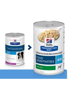 Hill's Canine D/d Anatra gr 370. Diete . Cibo Umido Per cani. 2