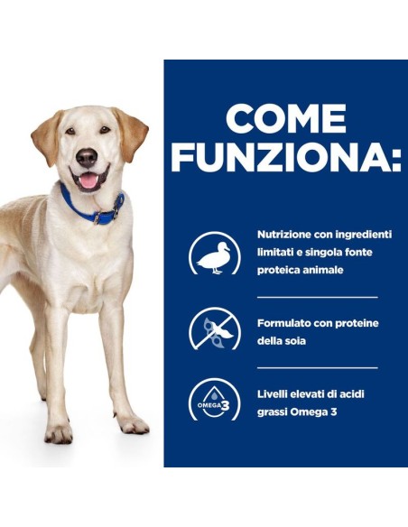 Hill's Canine D/d Anatra gr 370. Diete . Cibo Umido Per cani.
