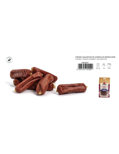 Viking Salsicce Vari Gusti gr 80. Snack per cani