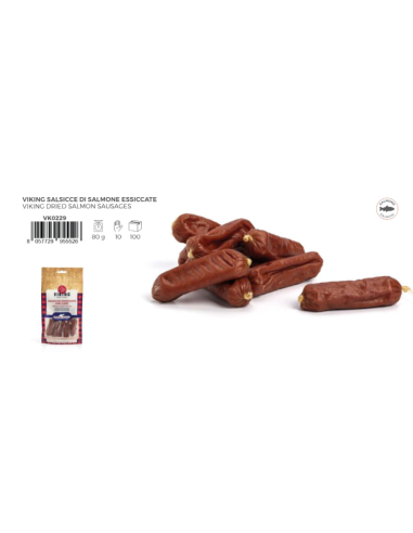 Viking Salsicce Vari Gusti gr 80. Snack per cani