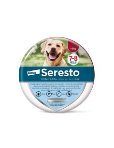 Seresto Collare per Cani Superiore Kg.8 Collare Antiparassitario per Cani è un collare per cani e per gatti che rappresenta una 2