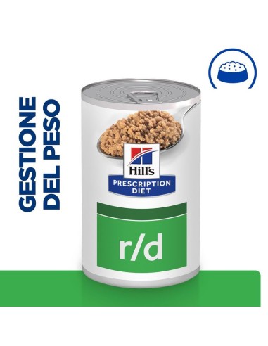 Hill's Canine R/d gr 350. Diete Cibo Umido Per Cani.