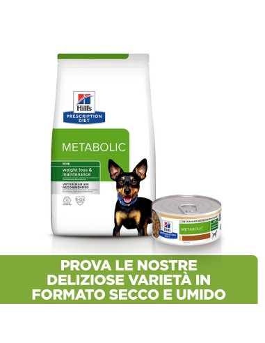 Hill's Canine Metabolic Mini Con Pollo kg 6. Diete . Cibo Secco Per Cani