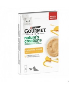 GOURMET NATURE'S CREATIONS exquisite puree POLLO E ZUCCA 5X10 GR.