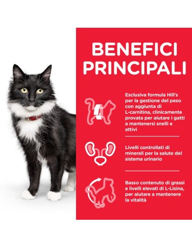 Hill's Feline Sterilizzato Mature kg 1,5. Cibo Secco Per Gatti