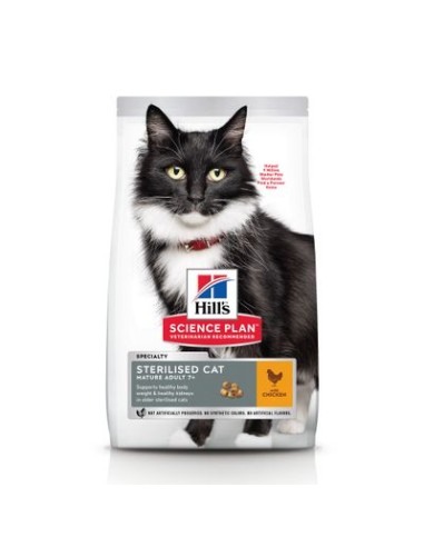 Hill's Feline Sterilizzato Mature kg 1,5. Cibo Secco Per Gatti.